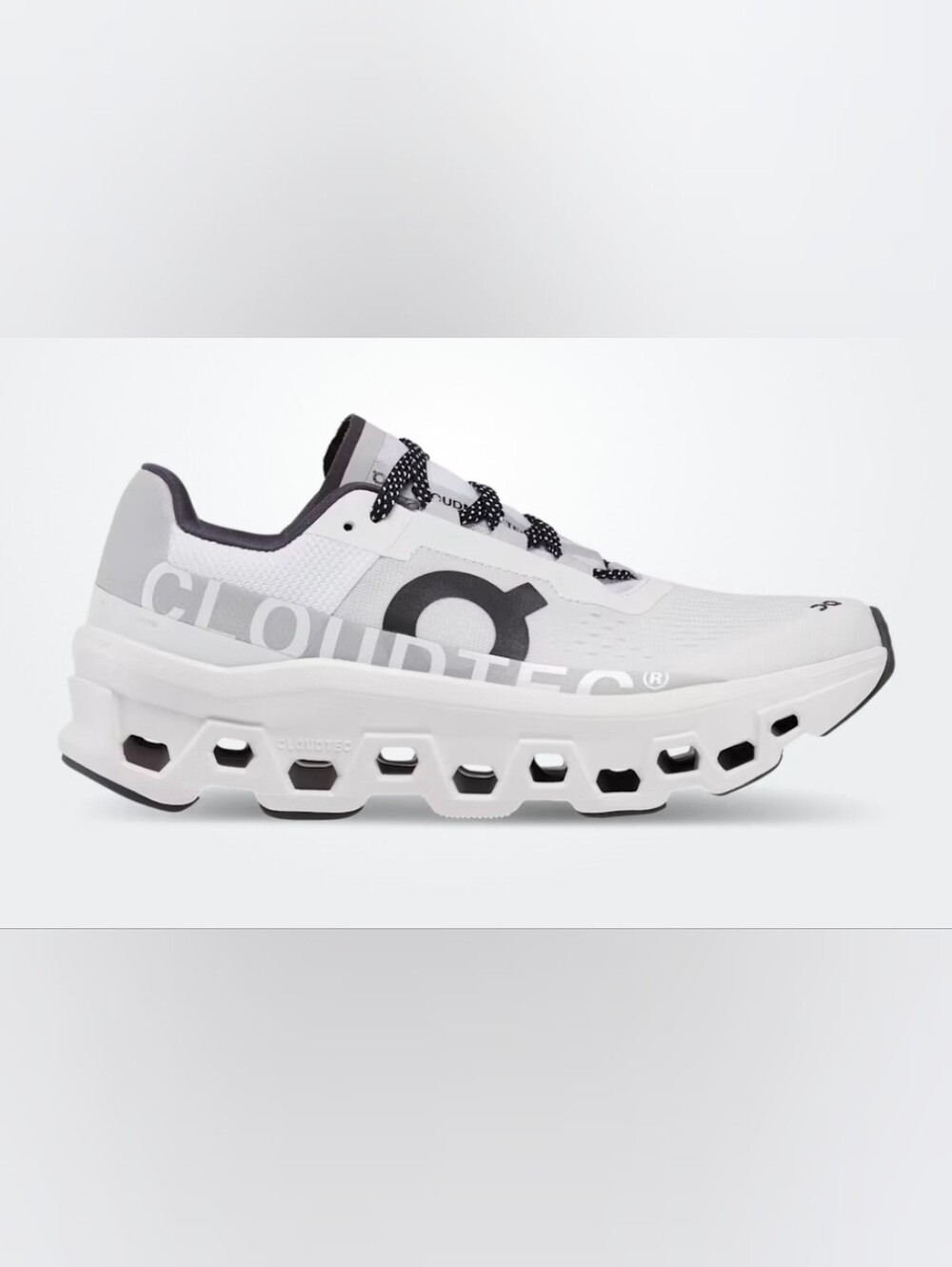 On Cloudmonster Women's All White Size 6